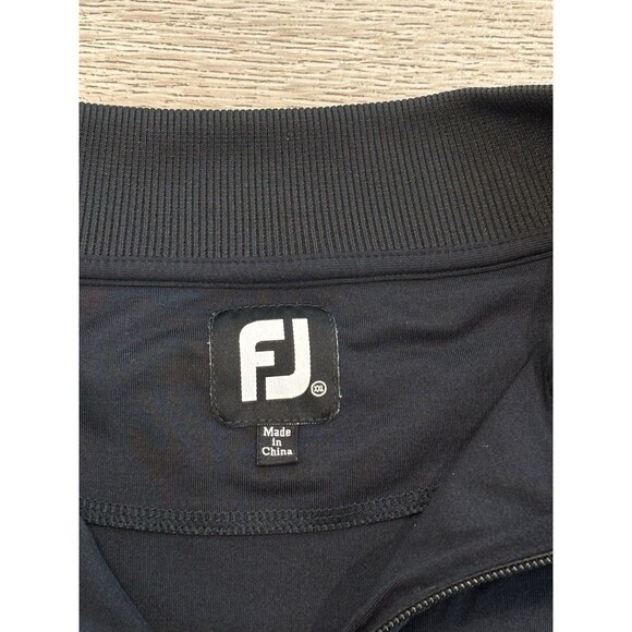 Footjoy Pullover Sweater Mens Size 2XL Black Long Sleeve 1/4 Zip Golf Casual - Picture 4 of 8